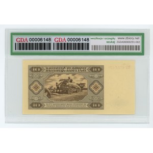 10 gold 1948 - BB series - GDA 67 EPQ
