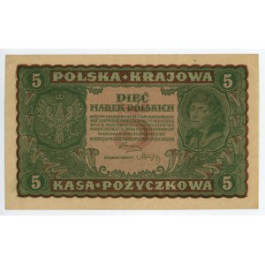 5 Polish marks 1919 - II Series W