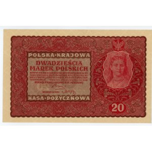 20 Polish marks 1919 - II DA Series