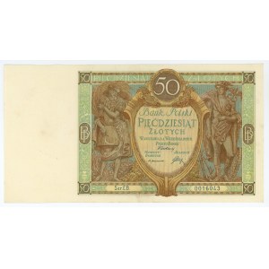 50 złotych 1929 - Ser. EB.