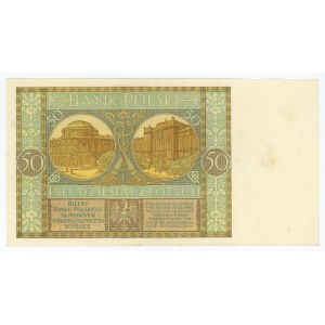 50 złotych 1929 - Ser. EB.
