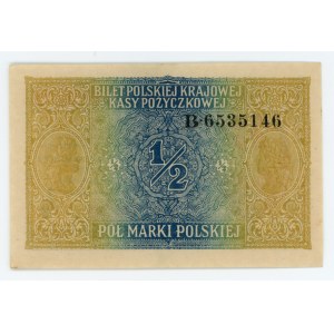1/2 Polish mark 1916 - General - B series