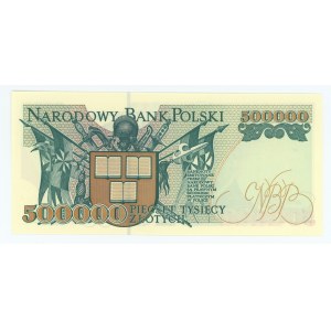 500,000 zloty 1993 - L series
