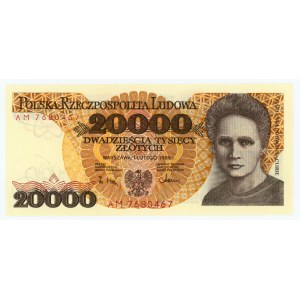 20,000 zloty 1989 - AM series