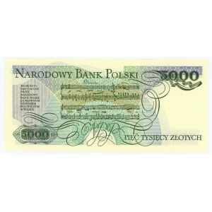 5,000 zloty 1988 - EA series