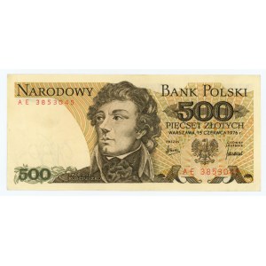 500 złotych 1976 - seria AE - RZADKA