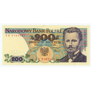 200 złotych 1988 EB i 500 złotych 1982 FS