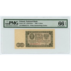 2 gold 1948 - BR series - PMG 66 EPQ