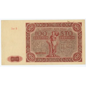 100 złotych 1947 - seria B
