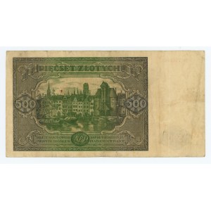 500 złotych 1946 - seria H