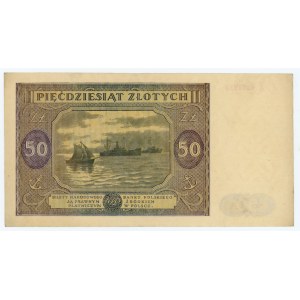 50 zloty 1946 - S series