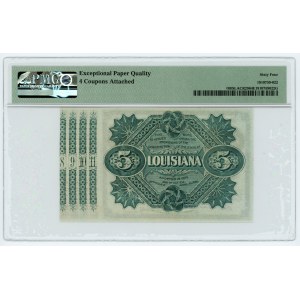 USA - $5 1870 - Baby Bond - PMG 64 EPQ - Seltenes Stück mit roter Nummerierung