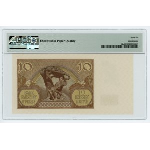 10 złotych 1940 - London Counterfeit - seria N - PMG 66 EPQ