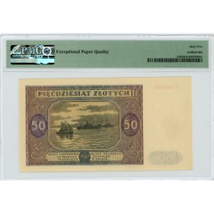 50 Zloty 1946 - Serie P - PMG 65 EPQ