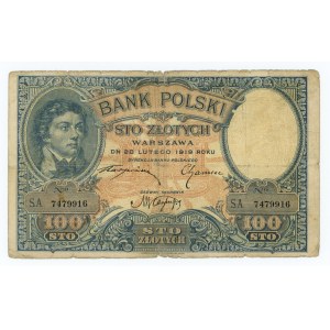 100 złotych 1919 - S.A.