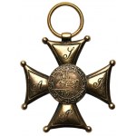 NOVEMBER Aufstand - Goldenes Kreuz des Ordens der Virtuti Militari 4. Klasse 1831 - Siennicki Warschau RZADKI