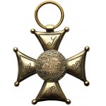 NOVEMBER Aufstand - Goldenes Kreuz des Ordens der Virtuti Militari 4. Klasse 1831 - Siennicki Warschau RZADKI