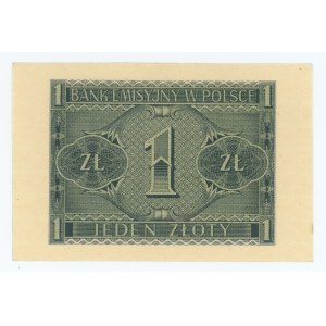 1 zloty 1940 - B series