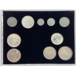 Zweiter Weltkrieg - Kursmünzensatz - 10 Stück