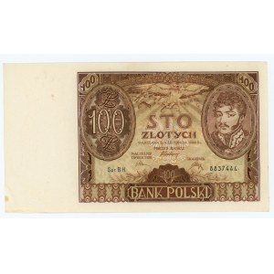100 złotych 1934 - Ser. BH.