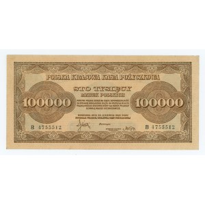 100.000 marek polskich 1923 - seria B