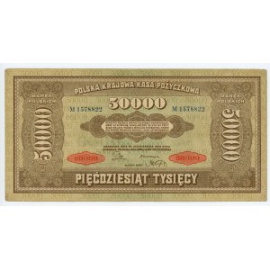 50,000 Polish marks 1922 - M series