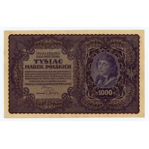 1000 marek polskich 1919 - I Serja AC