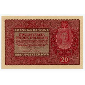 20 marek polskich 1919 - II Serja DG