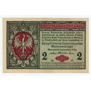 2 marki polskie 1916 - Generał - B