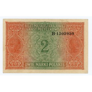 2 marki polskie 1916 - Generał - B