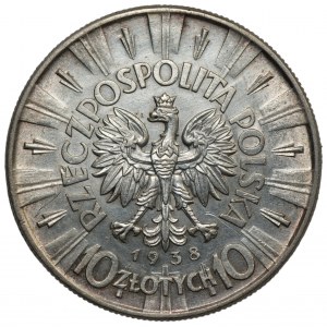 10 zloty 1938 - Józef Piłsudski