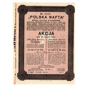 POLSKA NAFTA Sp. Akcyjna w Warszawie, 25 złotych