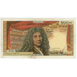 FRANKREICH, 500 Francs 1963