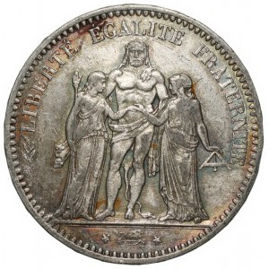 FRANCE - 5 francs 1875 - A Paris.