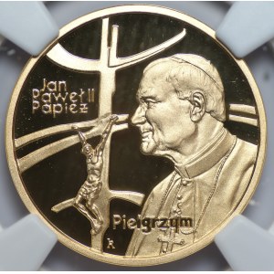 100 zloty 1999 - John Paul II Pope Pilgrim - NGC PF70 Ultra Cameo