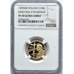 100 złotych 1999 - Jan Paweł II Papież Pielgrzym - NGC PF70 Ultra Cameo