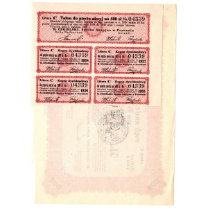 Hipolit Cegielski - 5 x 100 zlotys 1929