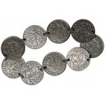 Ciekawostka bransoletka 9 sztuk monet 5 groszy 1923