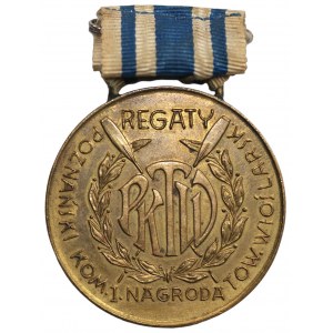 Medaille Erster Preis in der Regatta 1947 - Poznański Kom. Tow. Wioślarsk.