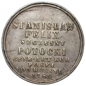 Medal of Stanislaw Feliks Szczęsny Potocki, deputy to Rossiya