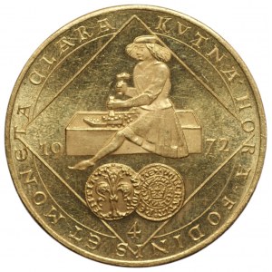 CZECHOSLOVAKIA - 4 ducats 1972