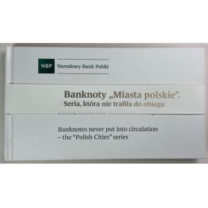 Polnische Städte - Satz von 9 Banknoten - von 1 bis 500 Zloty 1990