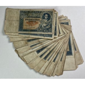 20 złotych 1931 zbierane na literki 72 sztuki