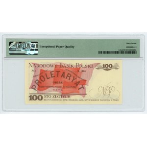 100 złotych 1986 - seria NY - PMG 67 EPQ