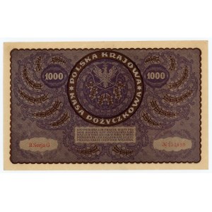 1000 marek polskich 1919 - II Serja G