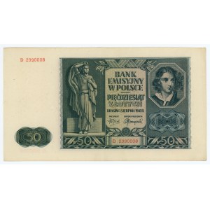 50 złotych 1941 - seria D