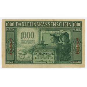 KOWNO - 1000 marks 1918 - series A - 7 digits