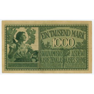 KOWNO - 1000 marks 1918 - series A - 7 digits