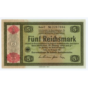 Germany, Weimar Republic, 5 marks 1933, C series