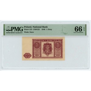 1 gold 1946 - PMG 66 EPQ
